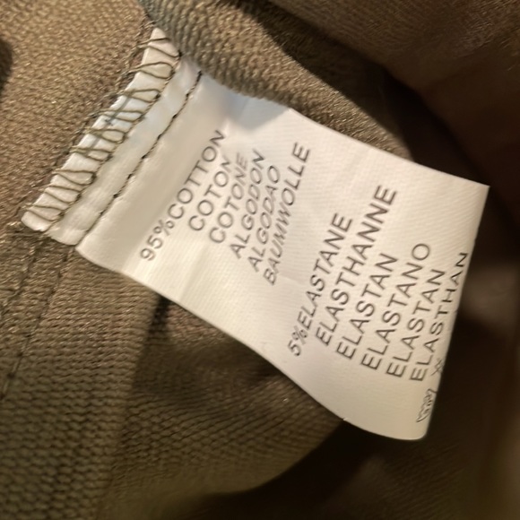 Military Style Jacket in Olive Green - Picture 6 of 6